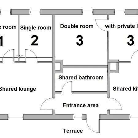 Гостевой дом Storgata 36b Лиллехамер